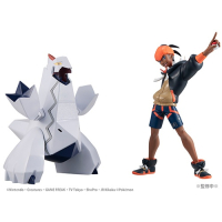 Officiële Pokemon G.E.M Series figure Raihan & Duraludon statue